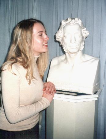 A.S. Pushkin's bust in the Museum